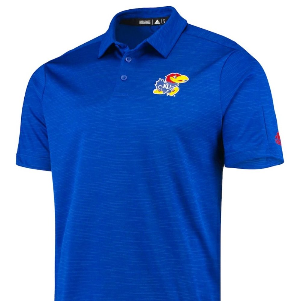 KANSAS KAYHAWKS MENS POLO SHIRT SIZE EXTRA LARGE-NWT RETAIL $70